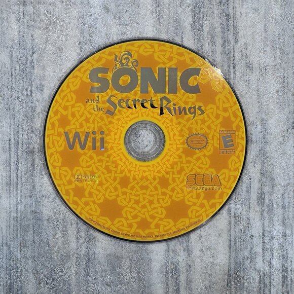 Sonic and the Secret Rings (Nintendo Wii, 2007) Disc Only - Picture 1 of 2